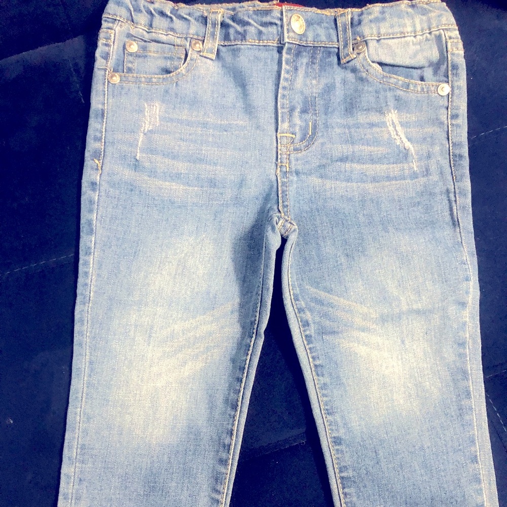 Toddler 7 For All Mankind 💕 Girl's Slimmy Mid-Rise Jeans
